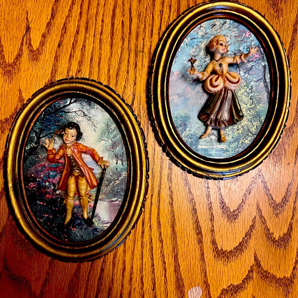 Vintage 3D Wall Art
